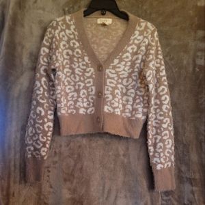 NWT. Animal print sweater by Jessica Simpson